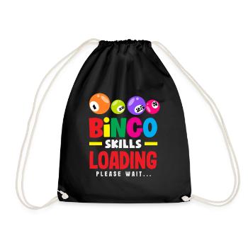 Bingo Skills Store for Bingo Players - Drawstring Bag - black - Front