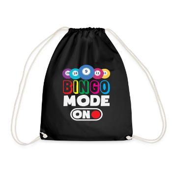 Mode bingo activé pour les joueurs de bingo - Sac de sport léger - noir - Devant