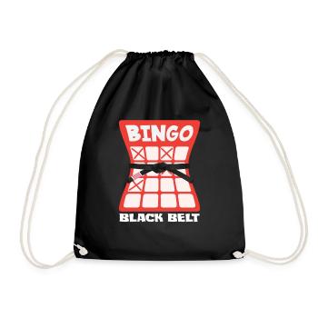 Bingo Ceinture noire pour joueurs de bingo - Sac de sport léger - noir - Devant