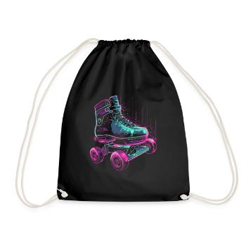 Patins à roulettes Steampunk - Sac de sport léger - noir - Devant