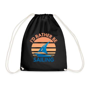 Voile Dicton Sailor Sailing Design - Sac de sport léger - noir - Devant