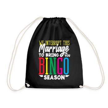 Bingo Players We're Interrupting This Marriage - Drawstring Bag - black - Front