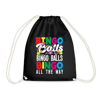 Bingo Player Boules de Bingo Tout Le Chemin - Sac de sport léger - noir - Devant