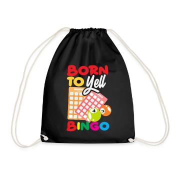 Bingo Players Born to Call - Drawstring Bag - black - Front