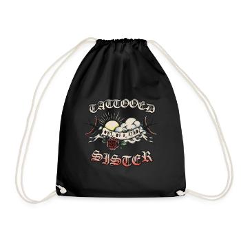 Tatoué Unique Sister Tattoo Women - Sac de sport léger - noir - Devant
