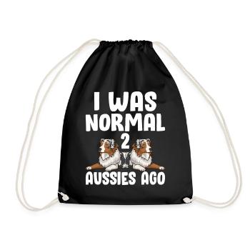 J’étais normal il y a 2 Australiens Drôle Australien - Sac de sport léger - noir - Devant