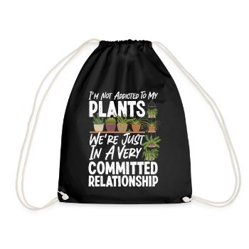 Amateur de plantes jardinage Je ne suis pas - Sac de sport léger - noir - Devant
