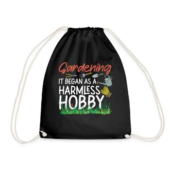 Plant Lover Gardening Gardening It - Turnbeutel - Schwarz - Vorne