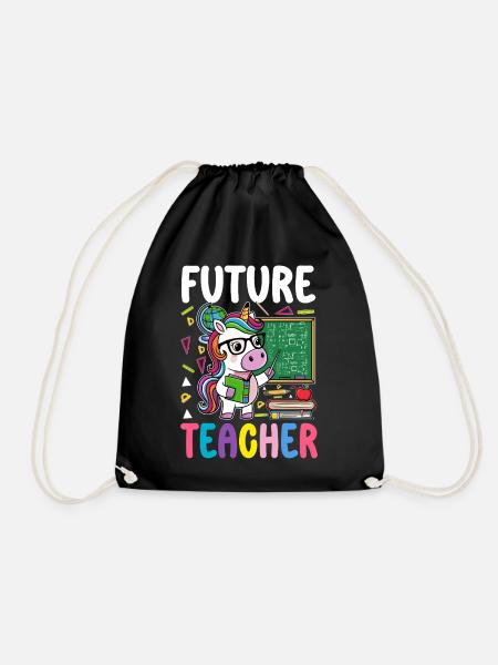 Future Teacher - Turnbeutel - Schwarz