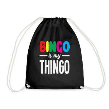 Le bingo est mon truc - Votre jeu - Sac de sport léger - noir - Devant