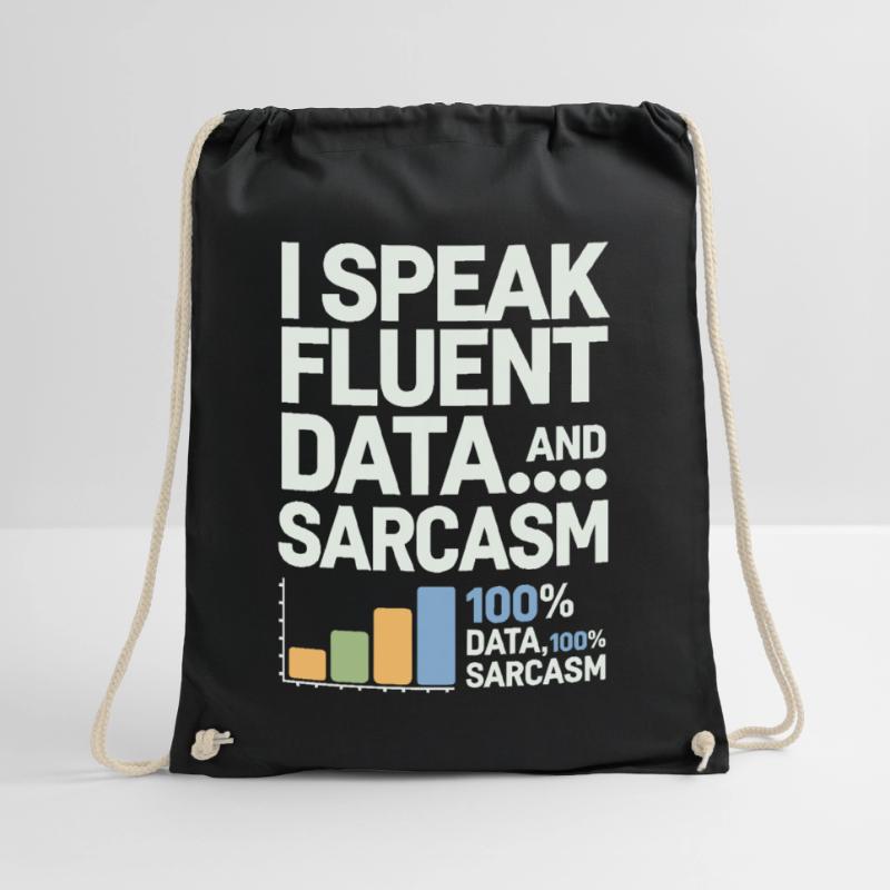 Ich Spreche Fließend Daten Und Sarkasmus Data Turnbeutel