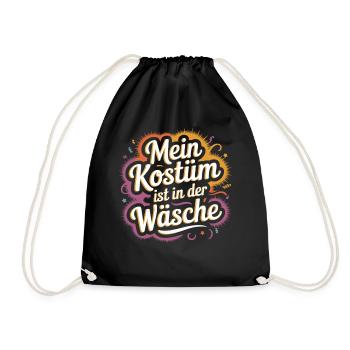 Costume Is In The Lingerie Cologne Carnival Disguise - Drawstring Bag - black - Front
