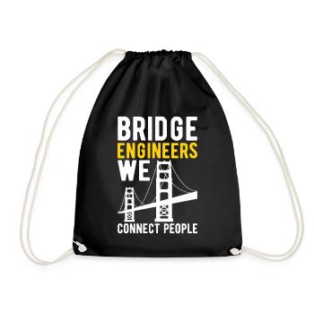 Ingénieur des ponts Construction de ponts - Sac de sport léger - noir - Devant