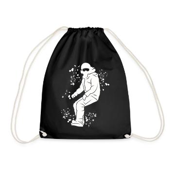 Snowboarder Snowboarding Snowboard - Sac de sport léger - noir - Devant