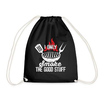 Je ne fume que les bonnes choses Grillades BBQ amusantes - Sac de sport léger - noir - Devant