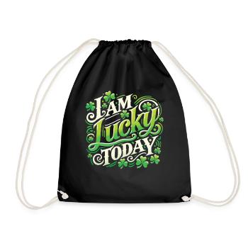 Je suis heureux aujourd’hui de la Saint-Patrick - Sac de sport léger - noir - Devant