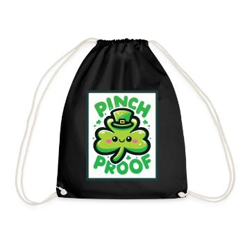 Shamrock Pinch Proof Saint-Patrick Fun - Sac de sport léger - noir - Devant