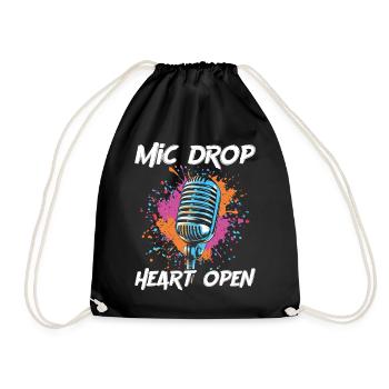 Poésie Slam Comptine Slam Poésie Poète Poète - Sac de sport léger - noir - Devant