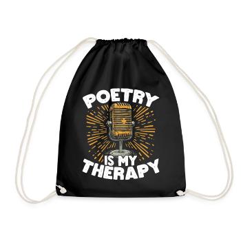 Poésie Slam Comptine Slam Poésie Poète Poète - Sac de sport léger - noir - Devant