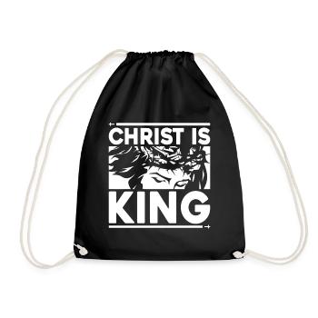 Le Christ est Roi - Sac de sport léger - noir - Devant