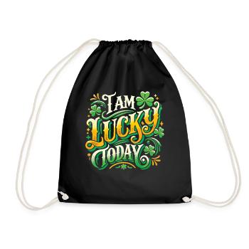 Je suis heureux aujourd’hui de la Saint-Patrick - Sac de sport léger - noir - Devant