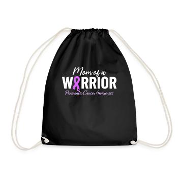 Maman d’un guerrier Cancer du pancréas Exocrine - Sac de sport léger - noir - Devant
