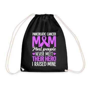 Most People Never Meet Their Hero Pancreatic - Drawstring Bag - black - Front
