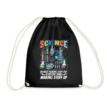 STEM Teacher Science Because Figuring Technology - Turnbeutel - Schwarz - Vorne