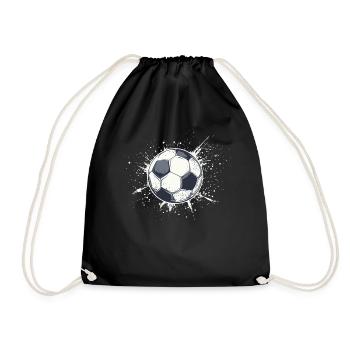 Urban Football Style - Classic Ball - Drawstring Bag - black - Front