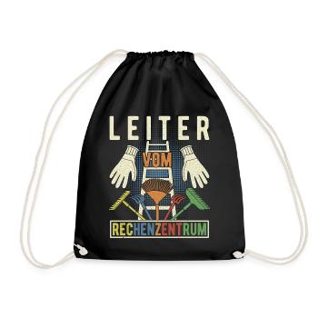 Chef du centre informatique Jardinier Jardinier amateur - Sac de sport léger - noir - Devant