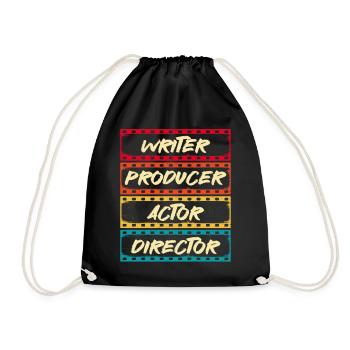 Scahuspieler, Author, Producer, Director, - Drawstring Bag - black - Front