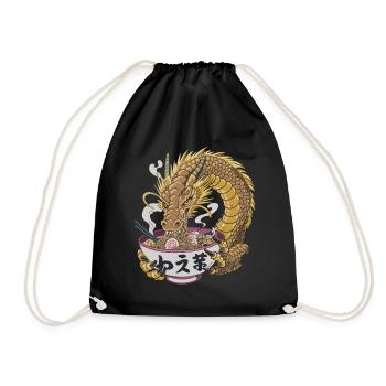 Legendärer Ramen-Fresser - Turnbeutel - Schwarz - Vorne