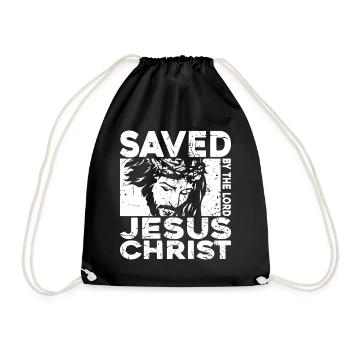 Sauvés par le Seigneur Jésus-Christ - Sac de sport léger - noir - Devant