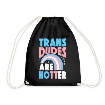 Fierté LGBT transgenre - Sac de sport léger - noir - Devant