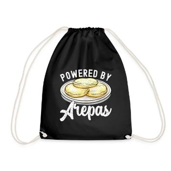 Arepas vénézuélienne - Sac de sport léger - noir - Devant