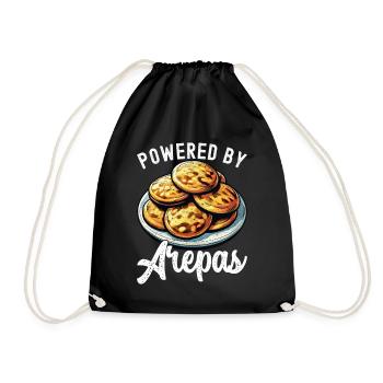 Venezuelan Arepas - Drawstring Bag - black - Front
