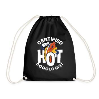 Amateur de hot-dogs certifié - Sac de sport léger - noir - Devant