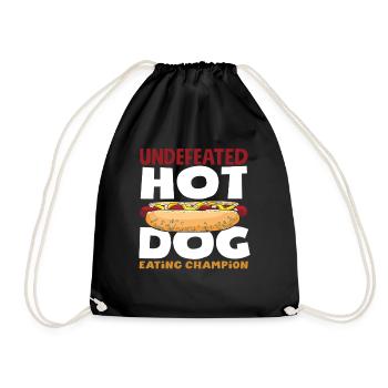 Champion invaincu des amateurs de hot-dogs - Sac de sport léger - noir - Devant