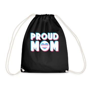 Fierté LGBT transgenre - Sac de sport léger - noir - Devant