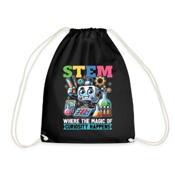 Enseignant STEM Où La magie de l’éducateur - Sac de sport léger - noir - Devant