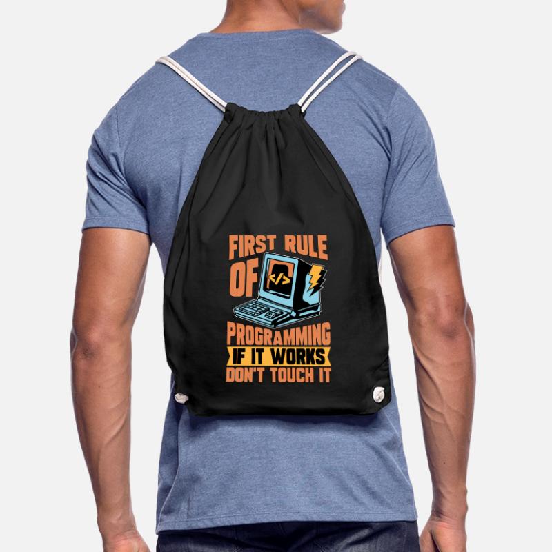 Coder First Rule Of Programming If Web Developer Turnbeutel