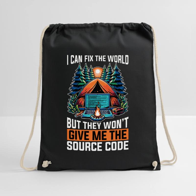 Coder I Can Fix The World Web Developer Coders Turnbeutel