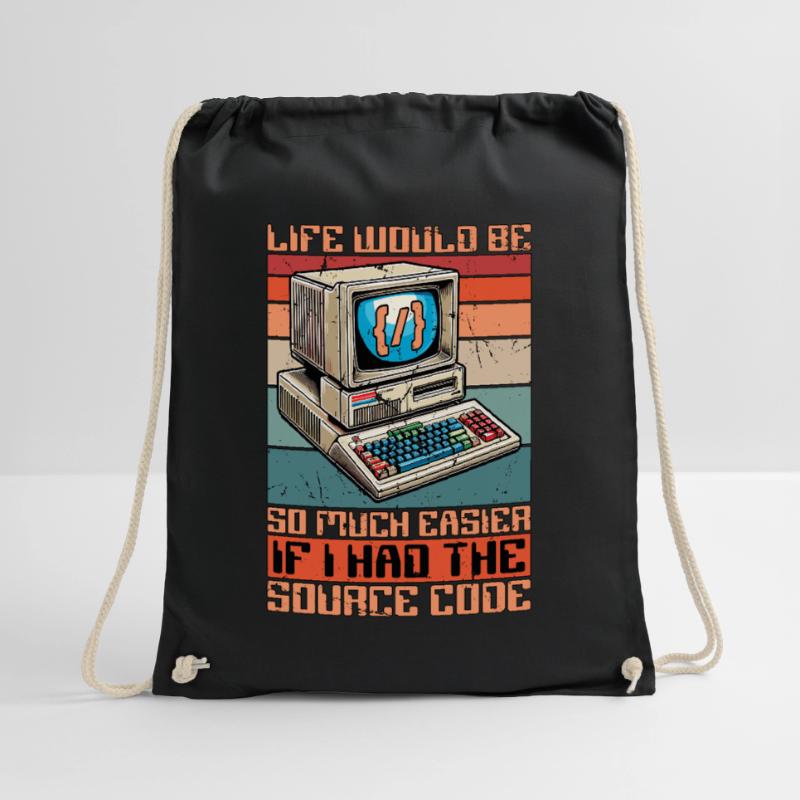 Coder Life Would Be So Much Easier Web Developer Drawstring Bag