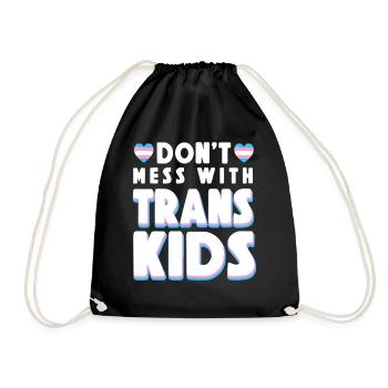 Fierté LGBT transgenre - Sac de sport léger - noir - Devant