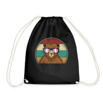 Transgender Trans LGBT Pride - Drawstring Bag - black - Front