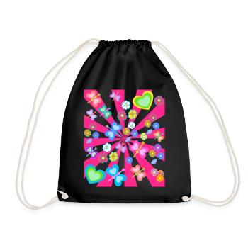 Printemps Eté Enfants Enfant Rétro Vintage Années 80 - Sac de sport léger - noir - Devant