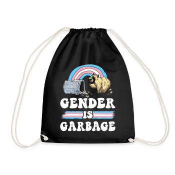Transgender Trans LGBT Pride - Turnbeutel - Schwarz - Vorne