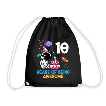 Célébration de 10 ans d’excellence - Sac de sport léger - noir - Devant