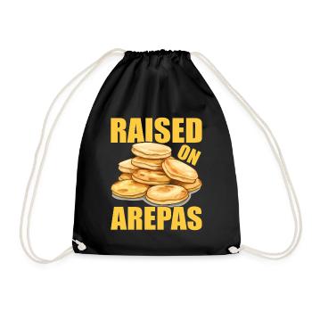 Venezuelan Arepas - Drawstring Bag - black - Front