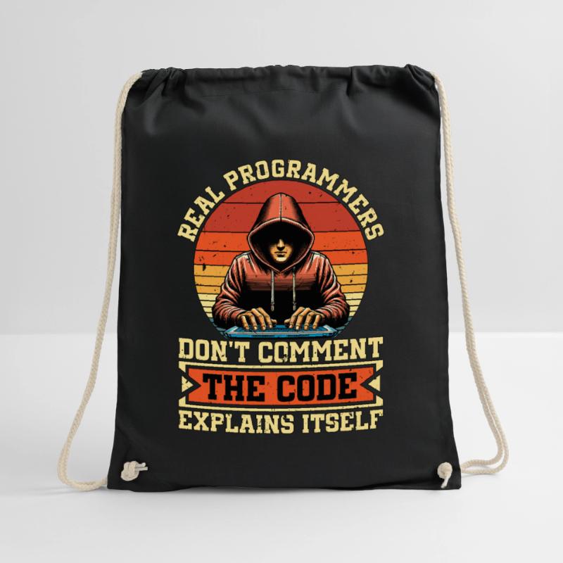 Coder Real Programmers Don't Comment Web Developer Turnbeutel